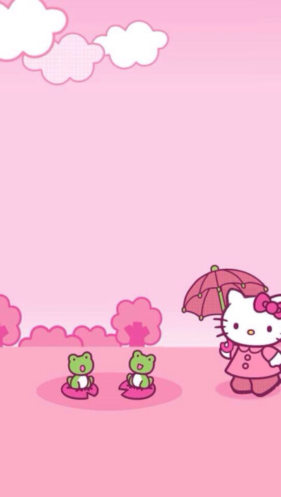 HelloKitty控 可爱 猫咪 粉色 组合 壁纸 萌 桌面壁纸 高清壁纸 无水印壁纸 蝴蝶结