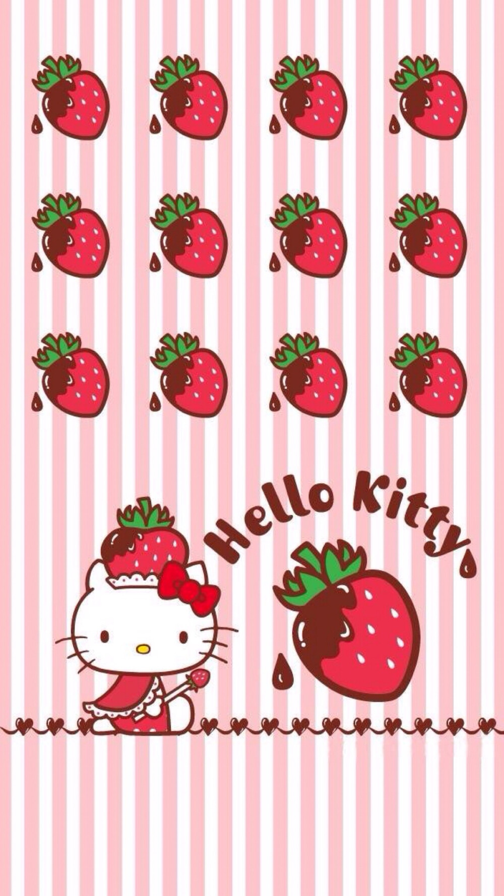 HelloKitty控 可爱 猫咪 粉色 组合 壁纸 萌 桌面壁纸 高清壁纸 无水印壁纸 蝴蝶结