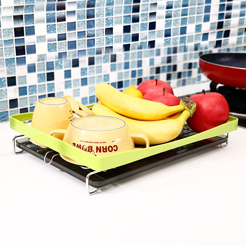 创意厨房置物架滴水沥水架托盘组合不锈钢水槽水果蔬菜收纳架用品