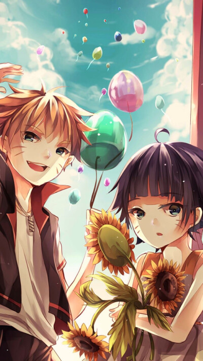 火影忍者 动漫 壁纸 高清 锁屏 iPhone6s plus 鸣人雏田儿女