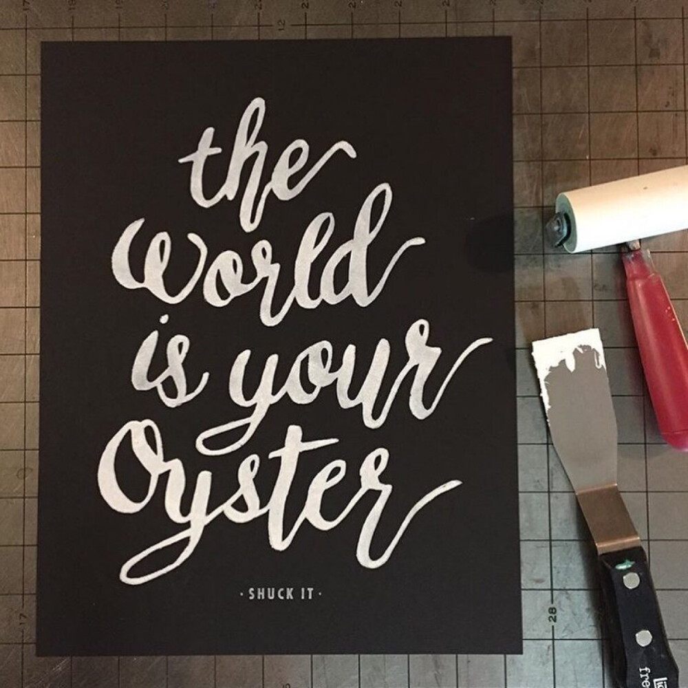 The world si your oyster