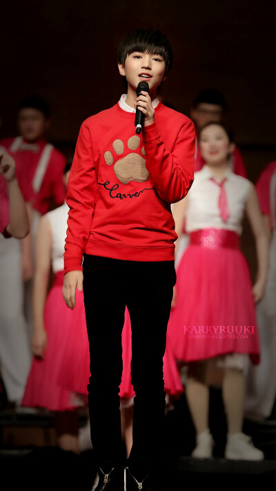 #王俊凯# 160103 八中新年音乐会