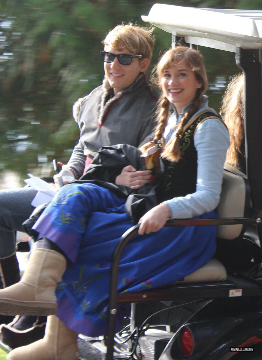 Elizabeth Lail\Candids\2014.10.08 On the set of Once Upon a Time in Vancouver, BC