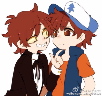 怪诞小镇，Bipper，Dipper，Bill，bipper大法好！！！未授权侵删歉