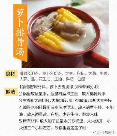 萝卜排骨汤