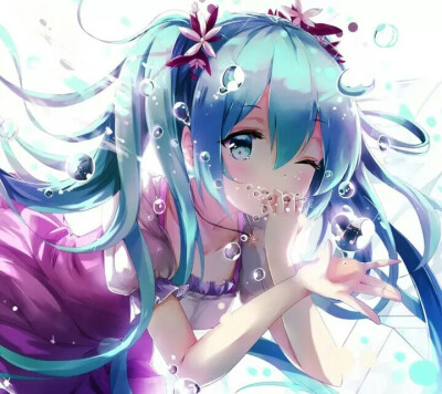 miku 水 气泡