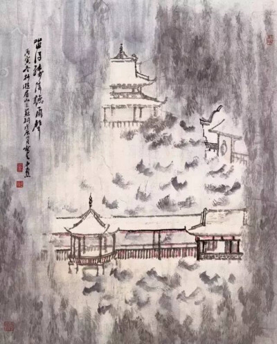 童中焘的山水画