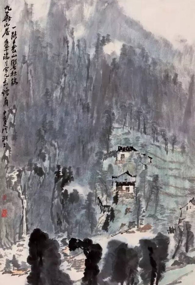 童中焘的山水画