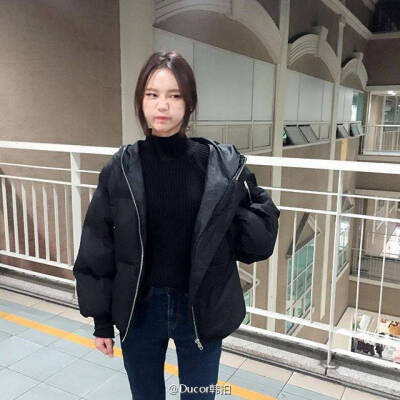 小款的面包服，穿这首先你得瘦！！