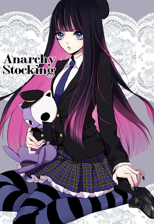 动漫 插画 少女 stocking 吊带袜天使 封面 头像 人物 P站 二次元 壁纸 原创 唯美 id=14396444