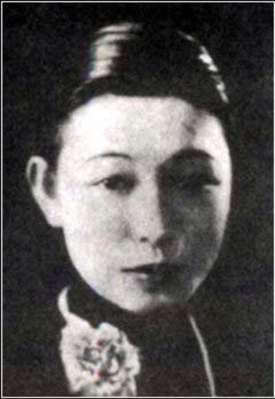 郭安慈1931年6月拍摄的照片，永安公司总经理郭标的三女儿，1930年上海小姐冠军获得者。
