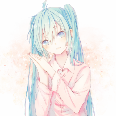 初音 插画 P站 id=53889204 雨陌 [pixiv]