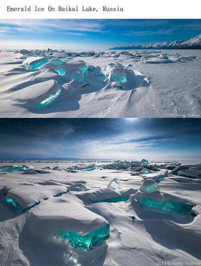 【雪景】世界各地结冰的湖面、海面，每一张都美如画~~#带着爸妈去旅行＃