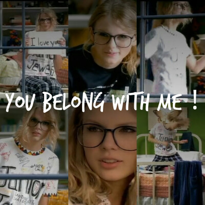 Taylor Swift MV自截 歌词
You belong with me