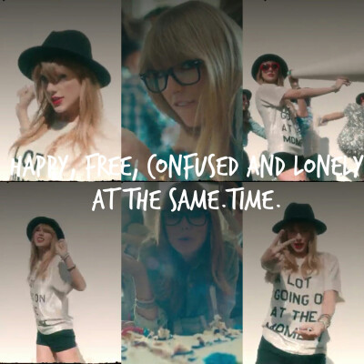 Taylor Swift MV自截 歌词
22