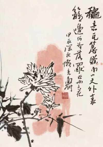 潘天寿 画作
