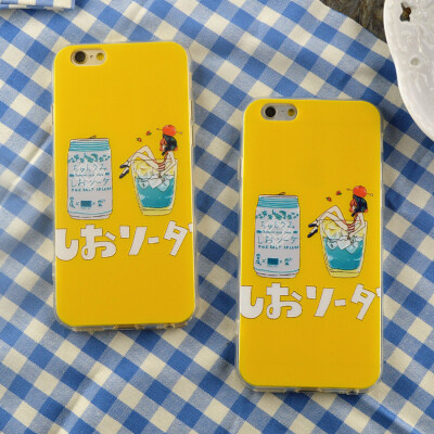 新潮日韩文艺范 iphone6 plus浮雕手机壳iphone6s保护套全包软壳