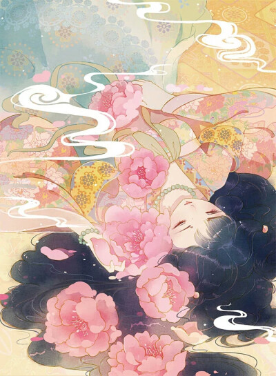 『叙花列』寥落古行宫，宫花寂寞红。【作者:魏莹（微博:小企鹅胶囊）】