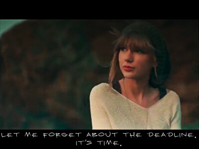 Taylor Swift MV自截 歌词
22