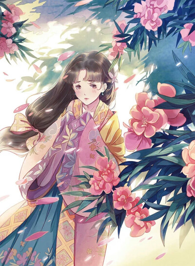『叙花列』落花飞絮茫茫，古来多少愁人意。【作者:魏莹（微博:小企鹅胶囊） 】