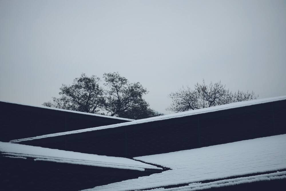 初雪。