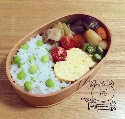 面对这样的便当会忍心下口吗