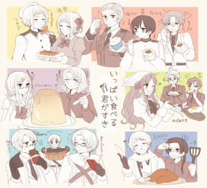 【画师id：id=3004501にのぬこ pid：52115848】pixiv aph 黑塔利亚