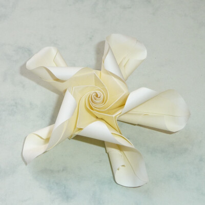 折纸花。