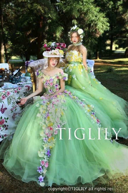 TIGLILY Spring 2016｜穿上梦幻绚丽的彩纱，犹如林中仙子，真是美die