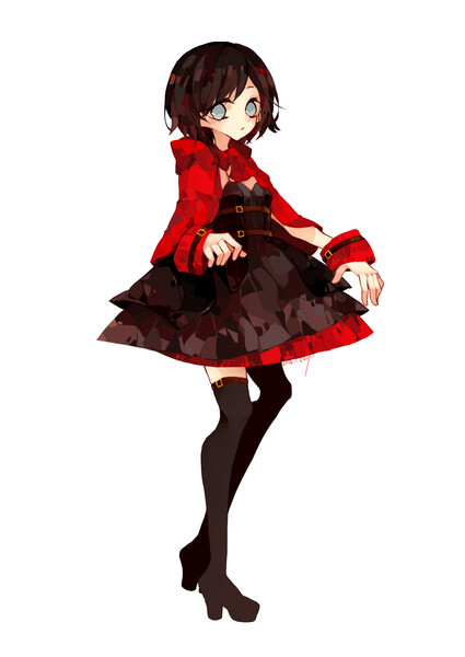 动漫 插画 少女 封面 头像 人物 p站 二次元 壁纸 原创 rwby r 小红帽