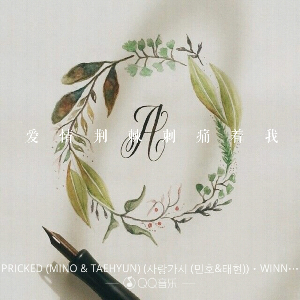 YG.winner 南泰铉 宋闵浩《pricked》爱情荆棘刺痛着我（歌词 语录 文字 壁纸 锁屏 键盘 原创 短句 韩文 韩流 句子 韩风 欧美 清新）