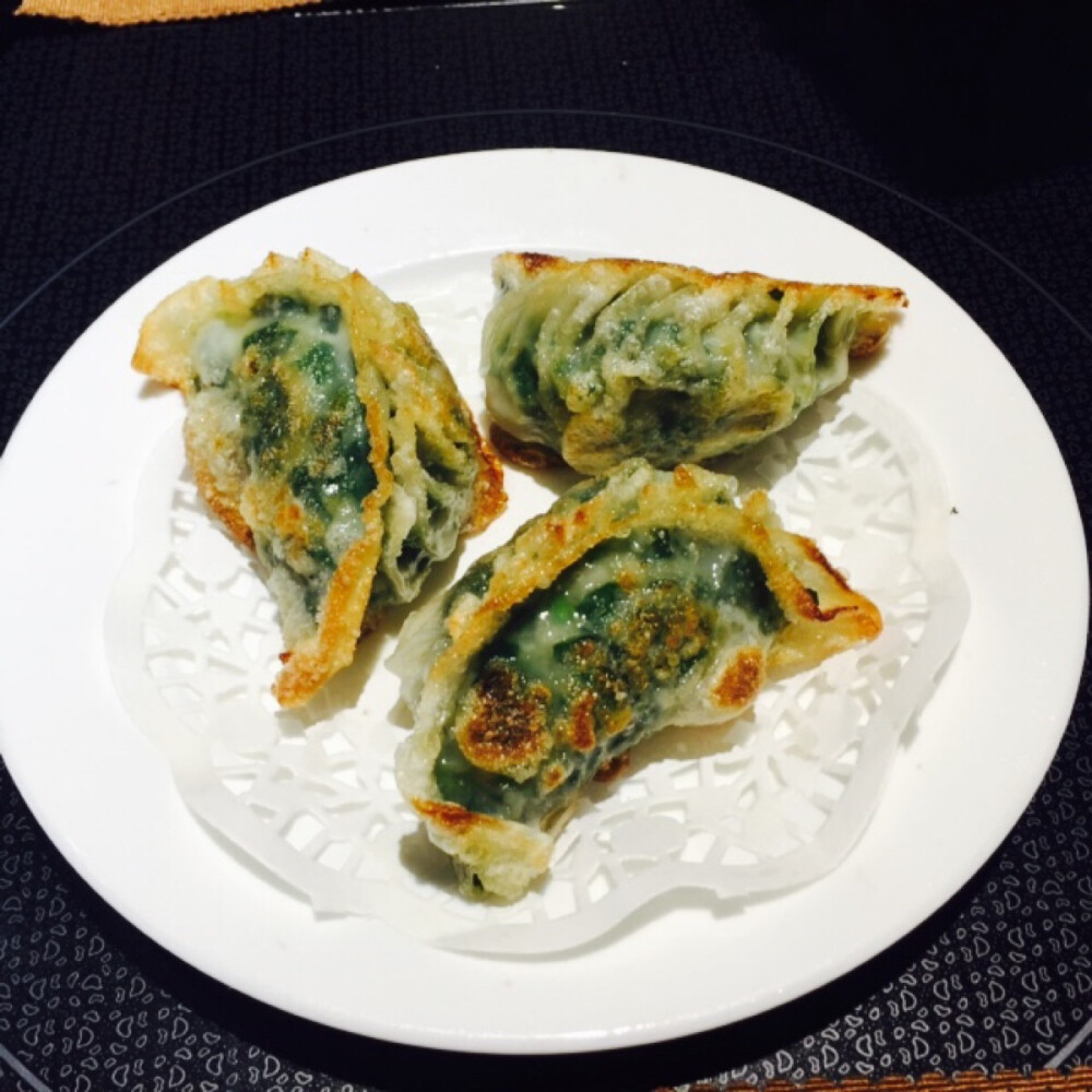 香煎韭菜饺