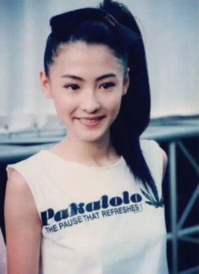 年轻时候的张柏芝～