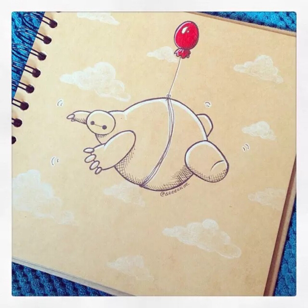 Baymax is flying :)