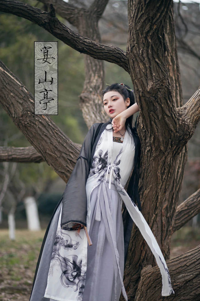 汉服隐墨褙子- 高清图片，堆糖，美图壁纸兴趣社区