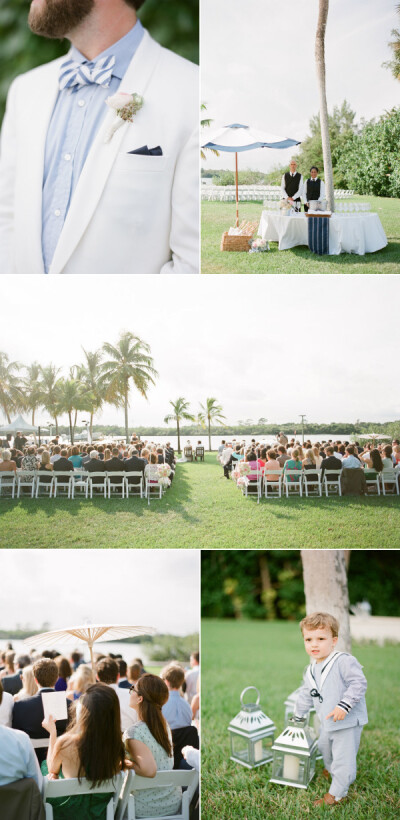 NAUTICAL NAVY & PINK FLORIDA WEDDING