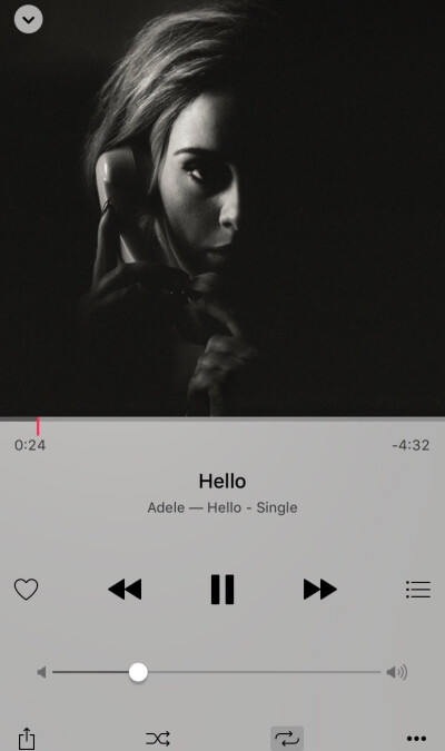 #音乐推荐#
名字：Hello
歌手：Adele
推荐理由：这首歌在国外，我相信在国内也特火，billboard，UK，iTunes都第一名。歌曲属于慢歌，这首歌讲的是Adele对过去的释怀（根据网上说明）听哭了很多人，唱出了很多事。