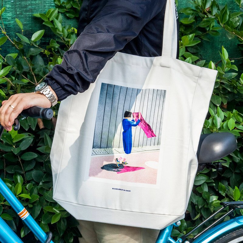 原创设计 『KA XIAOXI xTONER』tote bag 限量加厚超大单肩帆布袋