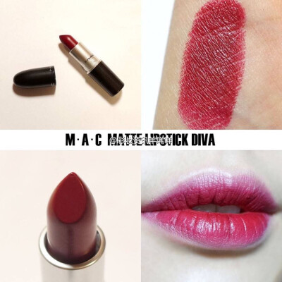 MAC唇膏 matte系列 色号diva