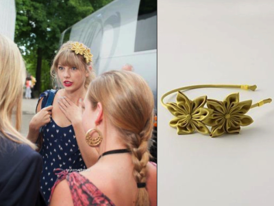 Event：Chatting with fans outside Tanglewood | Lennox, MA | July 7, 2012
Headband：Anthropologie ‘All Year Poinsettia Headband’
Worn with: Rebecca Taylor dress
Taylor于2012.07.07在美国马萨诸塞州莱诺…