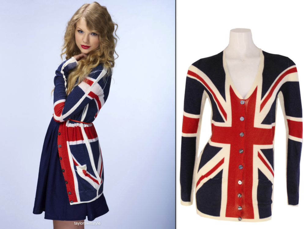 Event：Bliss magazine | November 2010
Jack：Dolce & Gabbana ‘Cardigan Union Jack’
Taylor为2010年11月号的Bliss杂志拍摄写真。