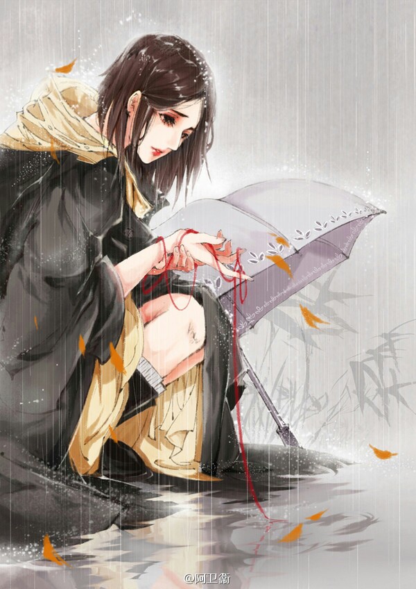 穿越千年的爱恋，红线，将两人紧紧相绑