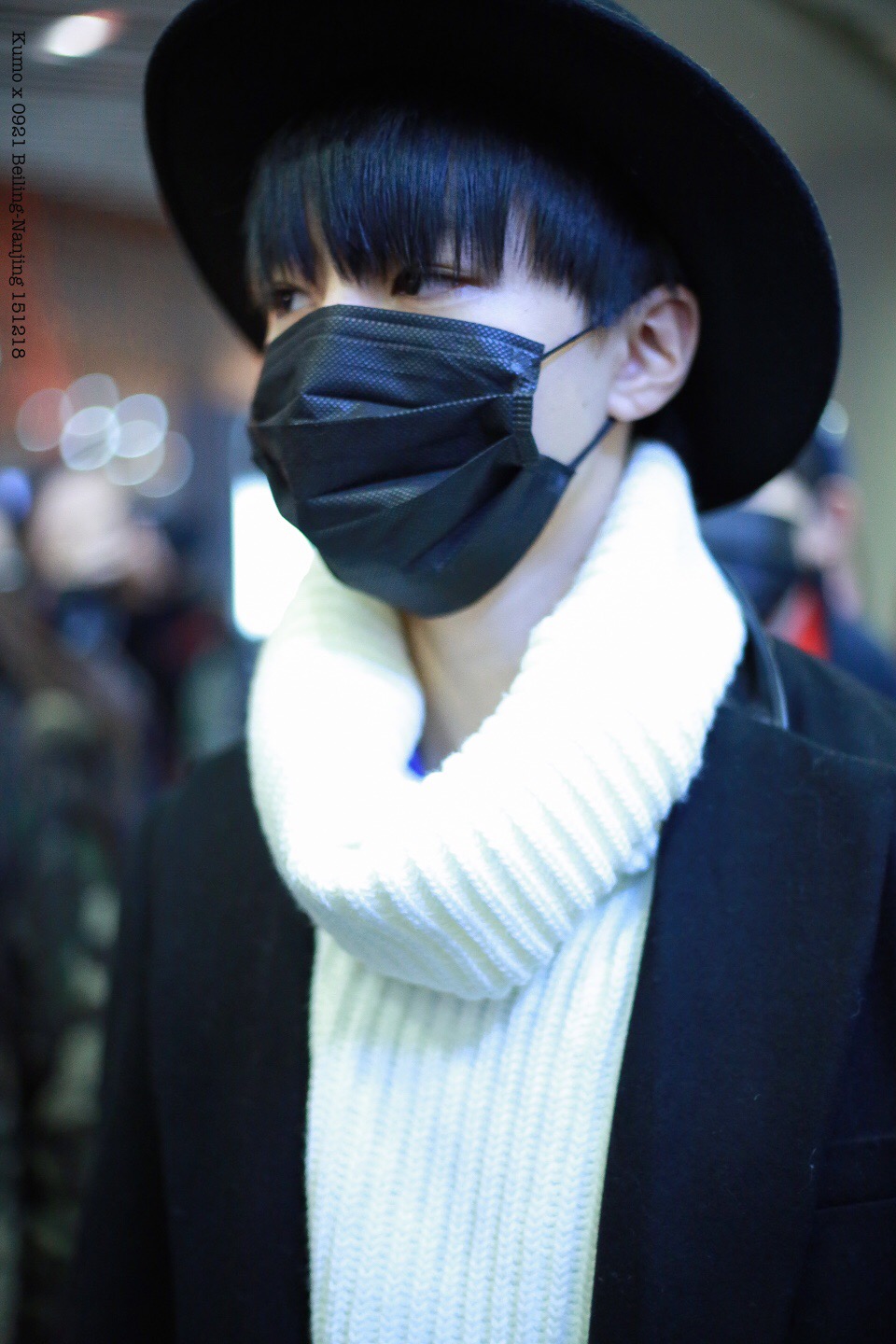 #王俊凯# #TFBOYS王俊凯# #TFBOYS# 151218 北京首都机?。暇┞豢诨?cr：KumoDesu_0921