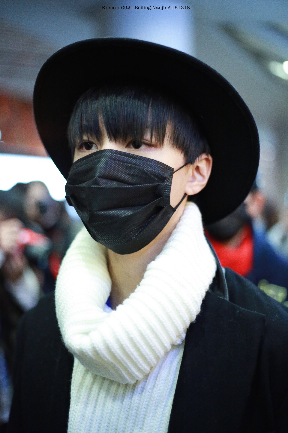 #王俊凱# #TFBOYS王俊凱# #TFBOYS# 151218 北京首都機場－南京祿口機場 cr：KumoDesu_0921