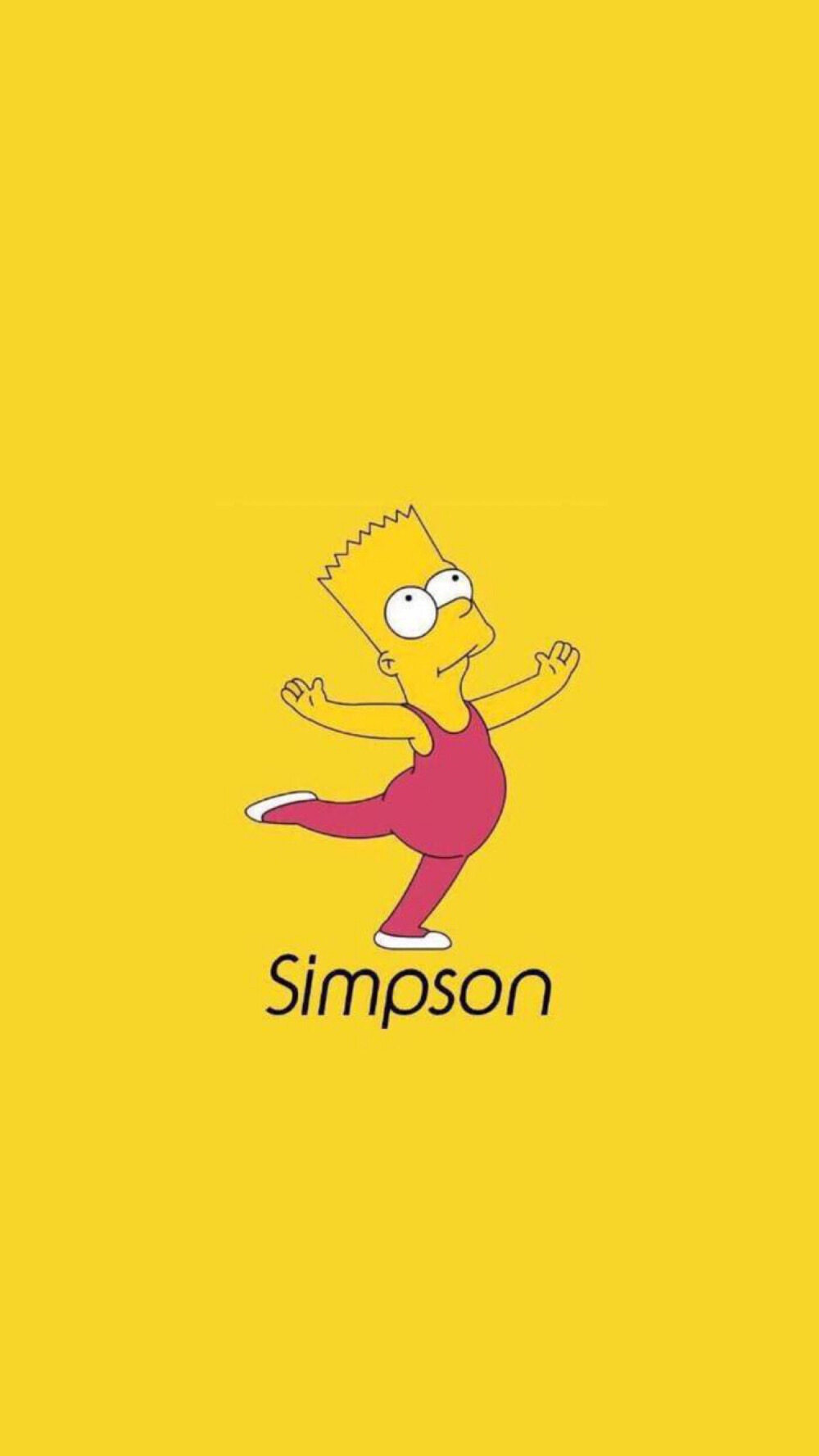 iPhone手机壁纸 锁屏 Simpson手机壁纸 大爱辛普森 简约大方