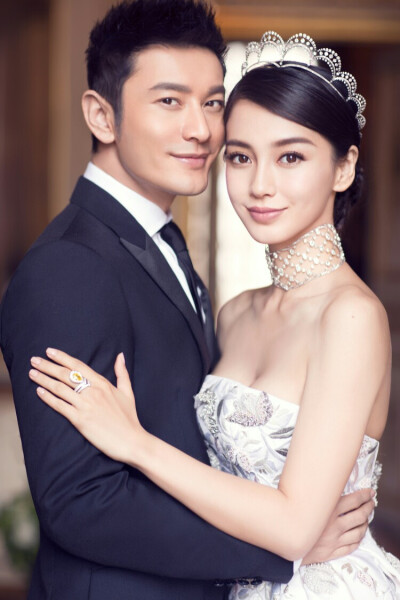 黄晓明 Angelababy杨颖 结婚照 明星婚礼 