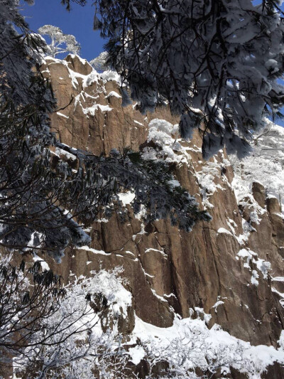 黄山雪景