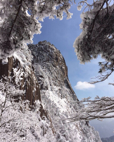 黄山雪景