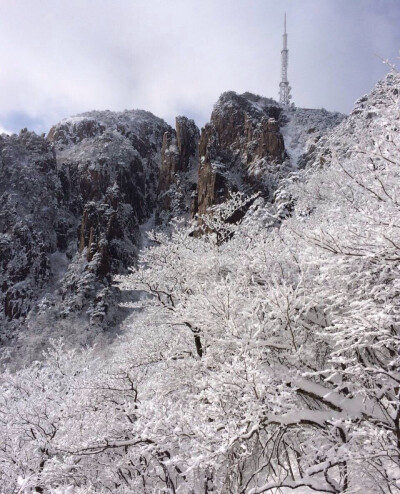 黄山雪景