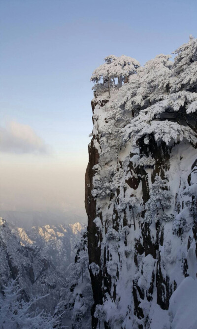 黄山雪景